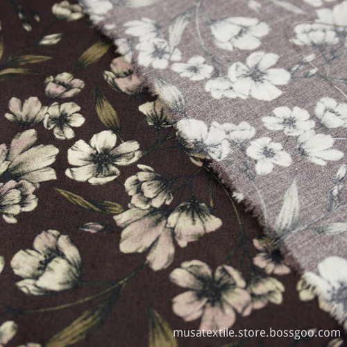 Printed Fashion Floral Shapes 100 Cotton Poplin Fabric